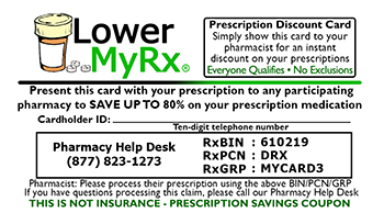 Free Prescription Discount Card